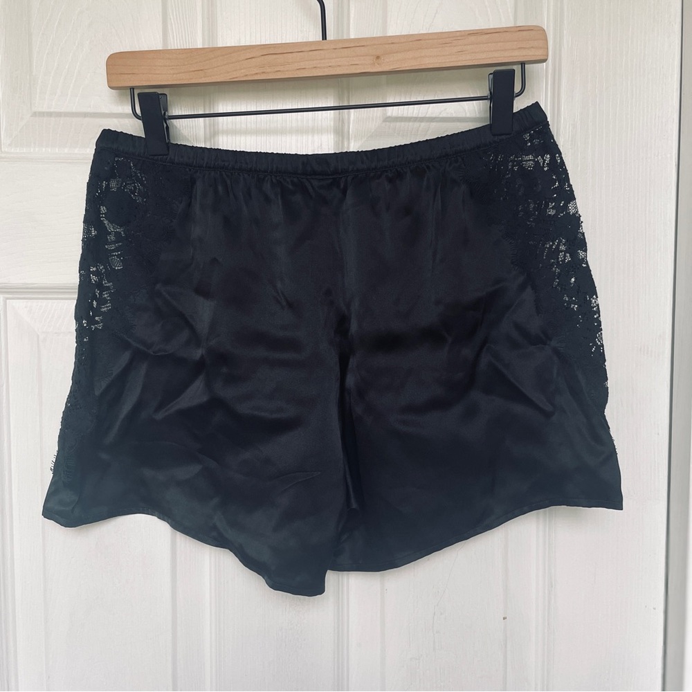 NWT Intimissimi Black Silk Pajama Shorts - Picture 4 of 4